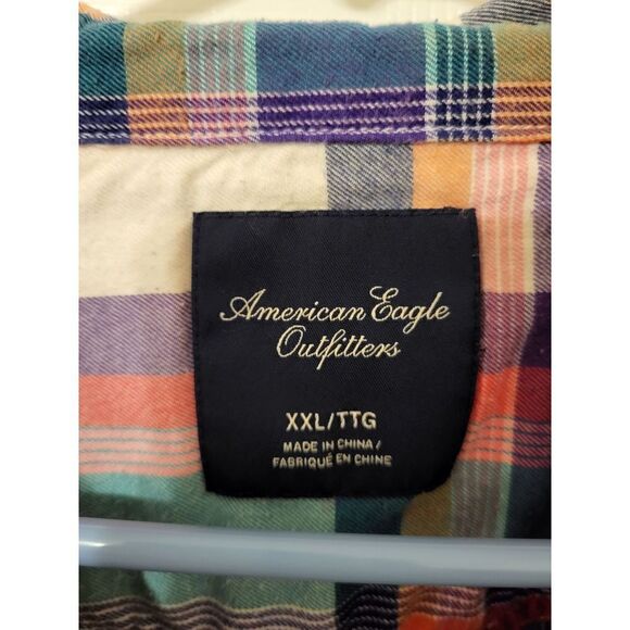 American Eagle Outfitters plaid button-down - Picture 6 of 9